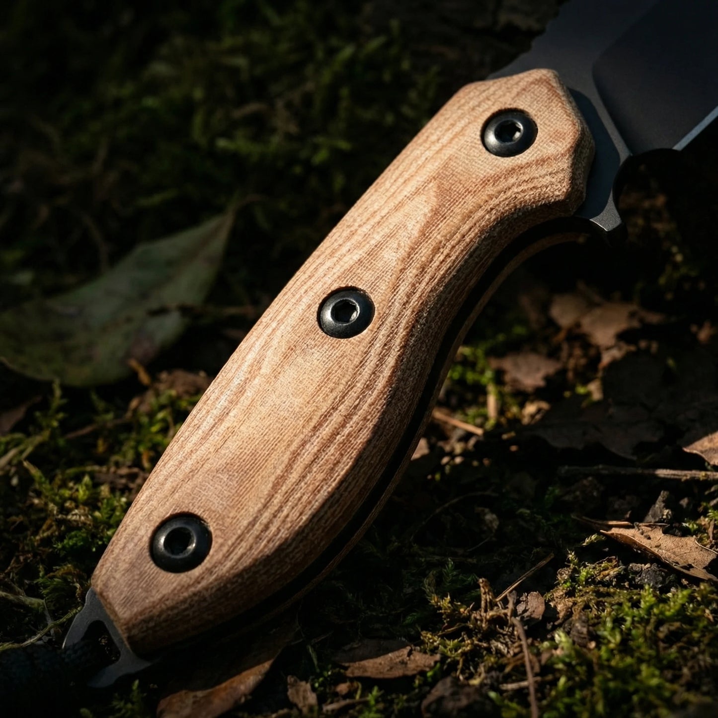 HUANGFU Fixed Blade Knife Outdoor Camping Tool High Hardness Steel