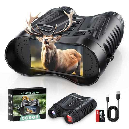 DIYIME Night Vision Binoculars 8X Digital Zoom With IR Illuminator