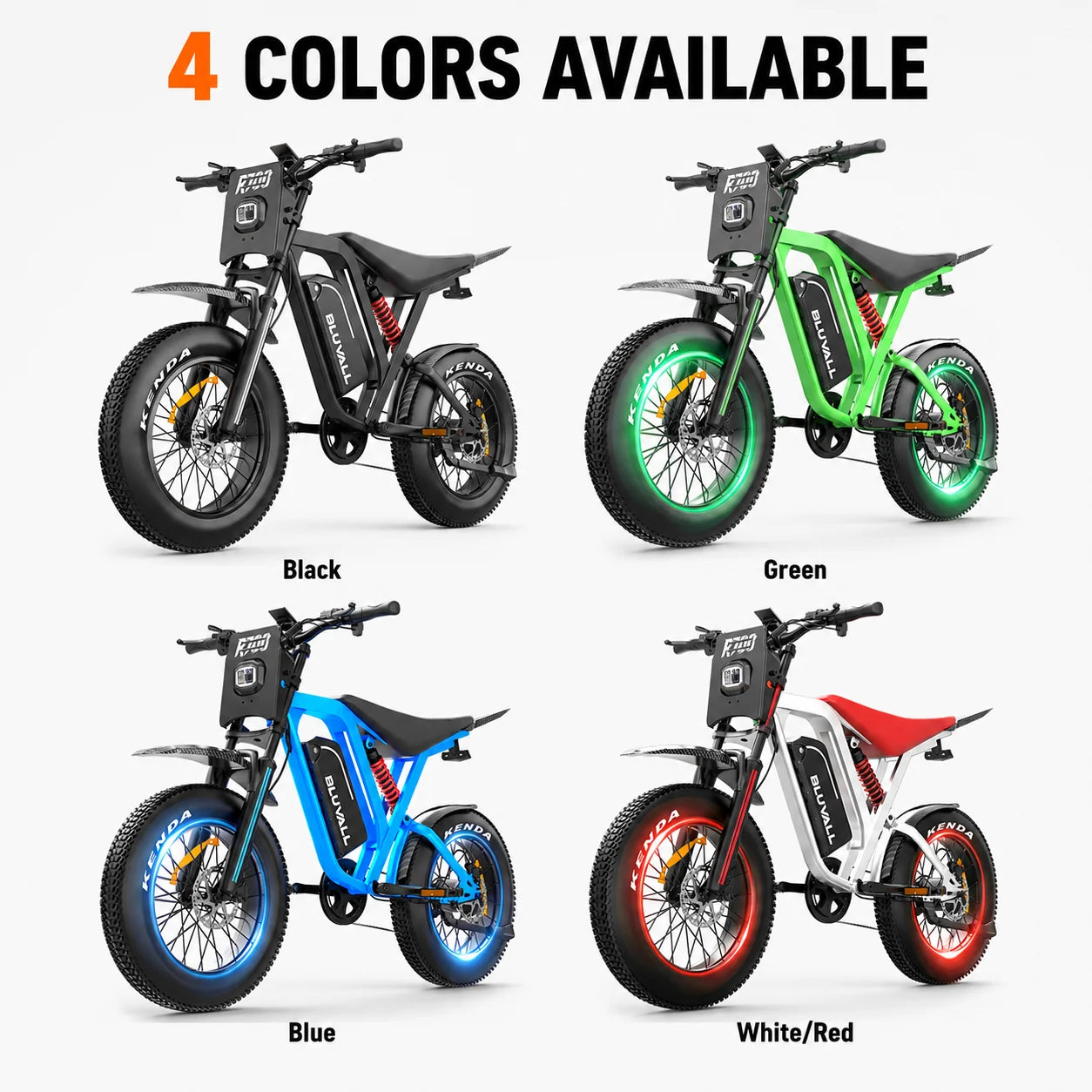 2500W electric dirt bike, 60V power supply, oil brake, shipped from warehouse in the United States e-bike Adult bike electric