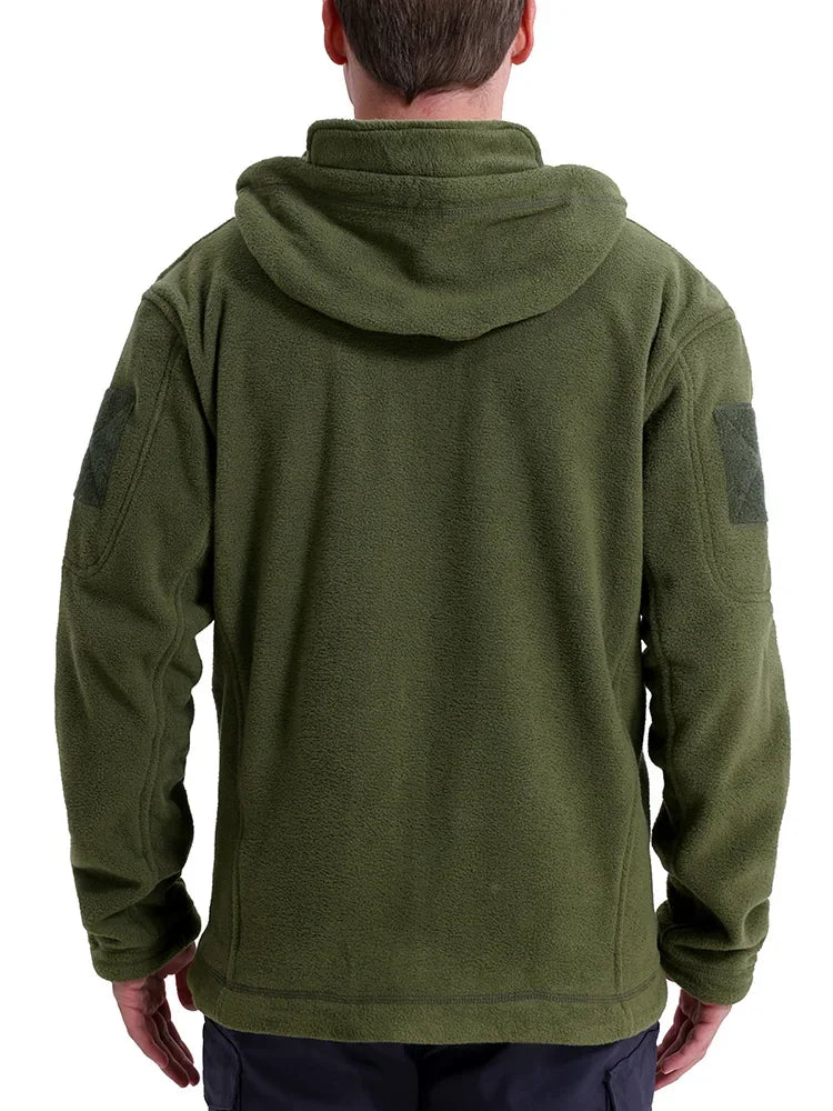 Fleece Hunting Jacket For Outdoors With Warm Full Zip