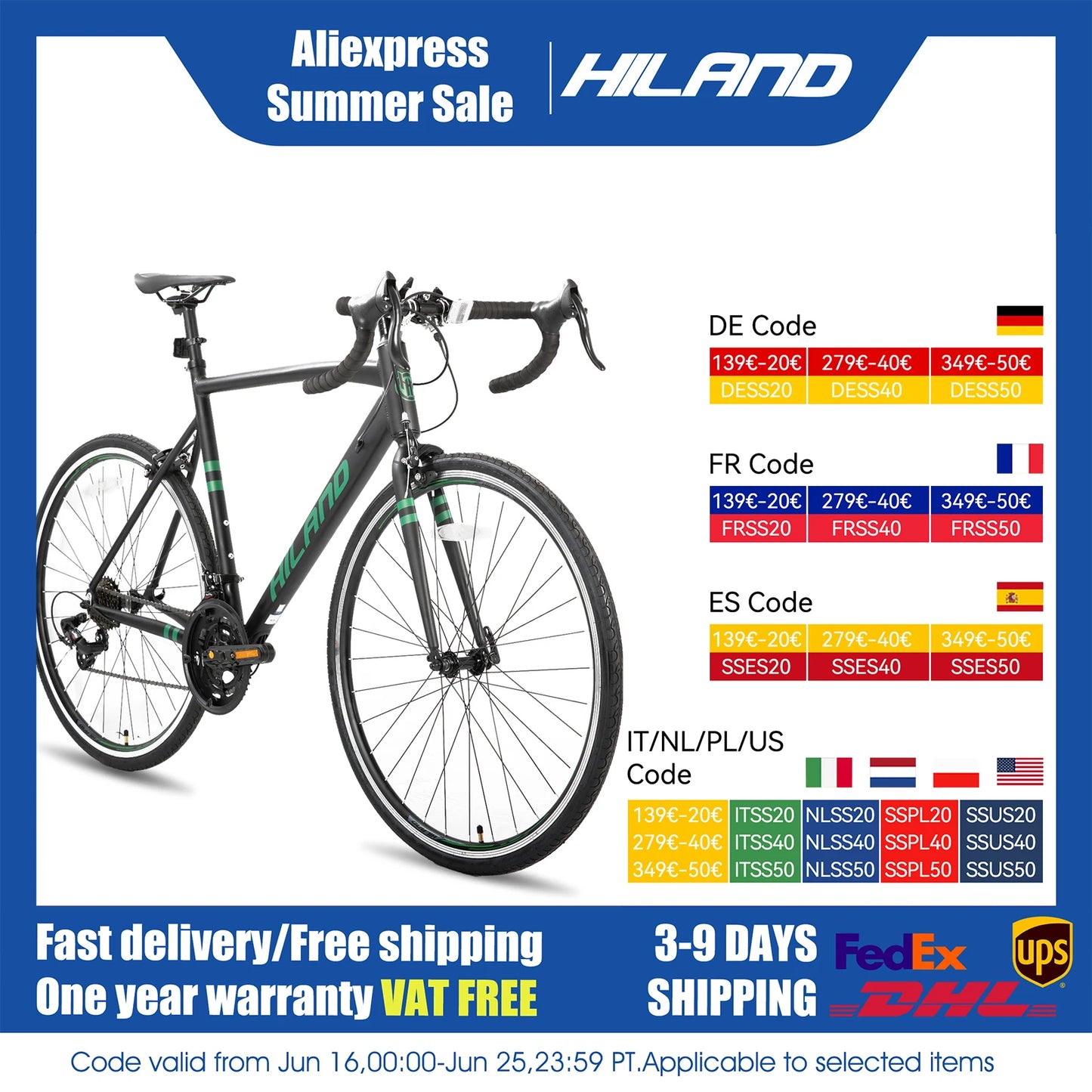 Joystar Aluminum Road Bike Shimano 14 Speed Unisex Racing