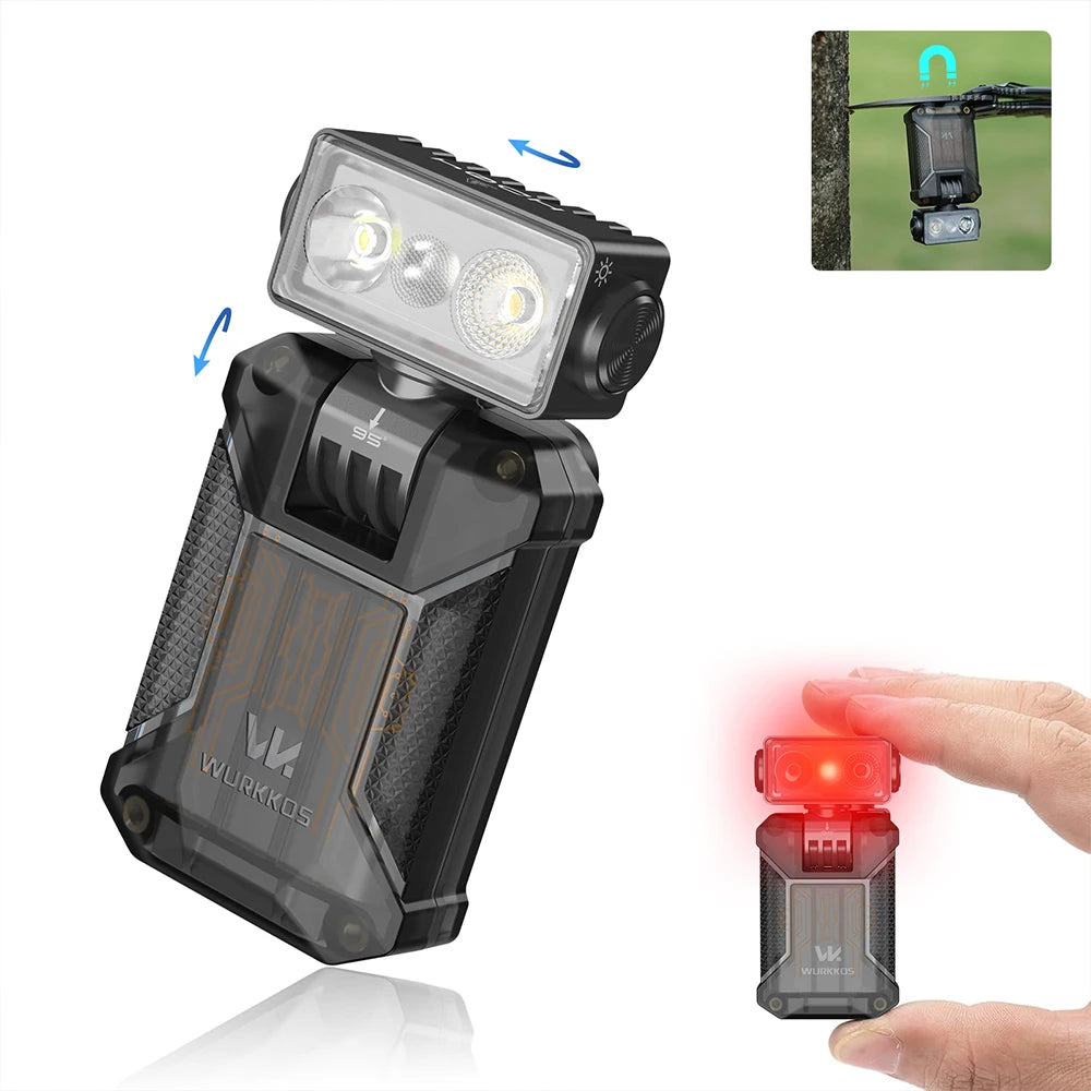 Wurkkos HD04 Mini RGB Flashlight 750 Lumens 180° Horizontal Rotation Fast Shipping from Overseas Warehouse