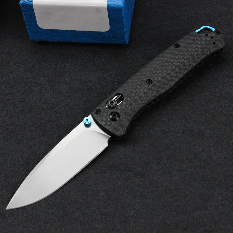 DIY Supplies Bugout 535 Outdoor Folding Knife With Damascus Steel Blade