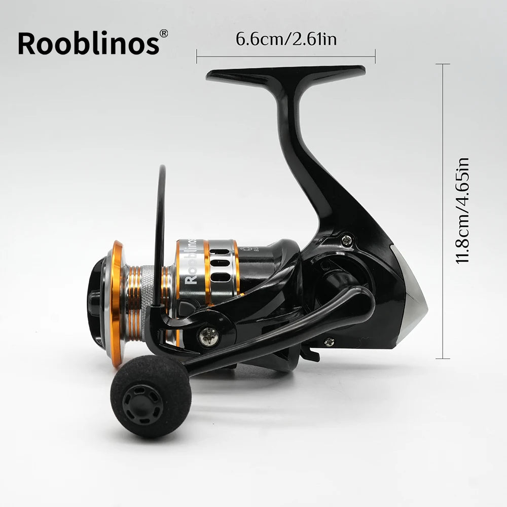 Rooblinos RY Series Spinning Reel Ultralight Saltwater 15kg Max Drag