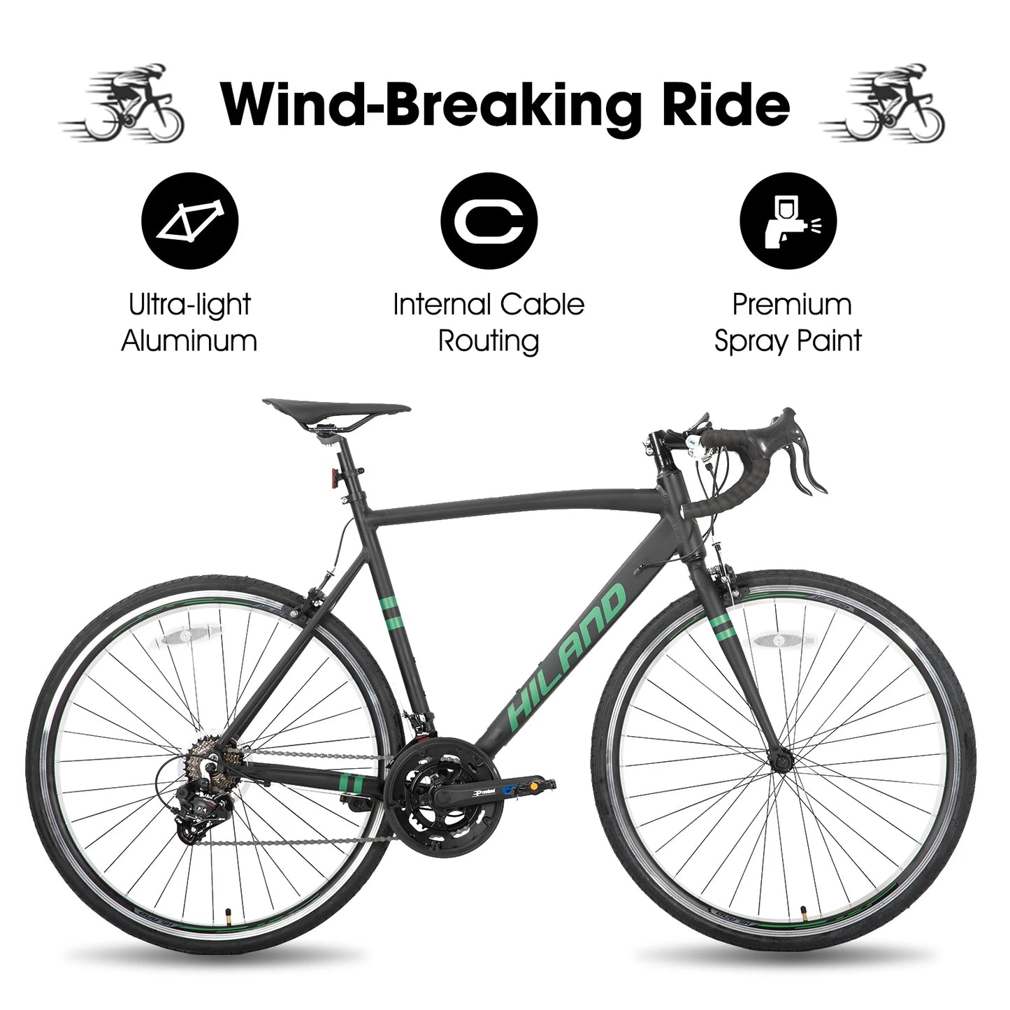 Joystar Aluminum Road Bike Shimano 14 Speed Unisex Racing