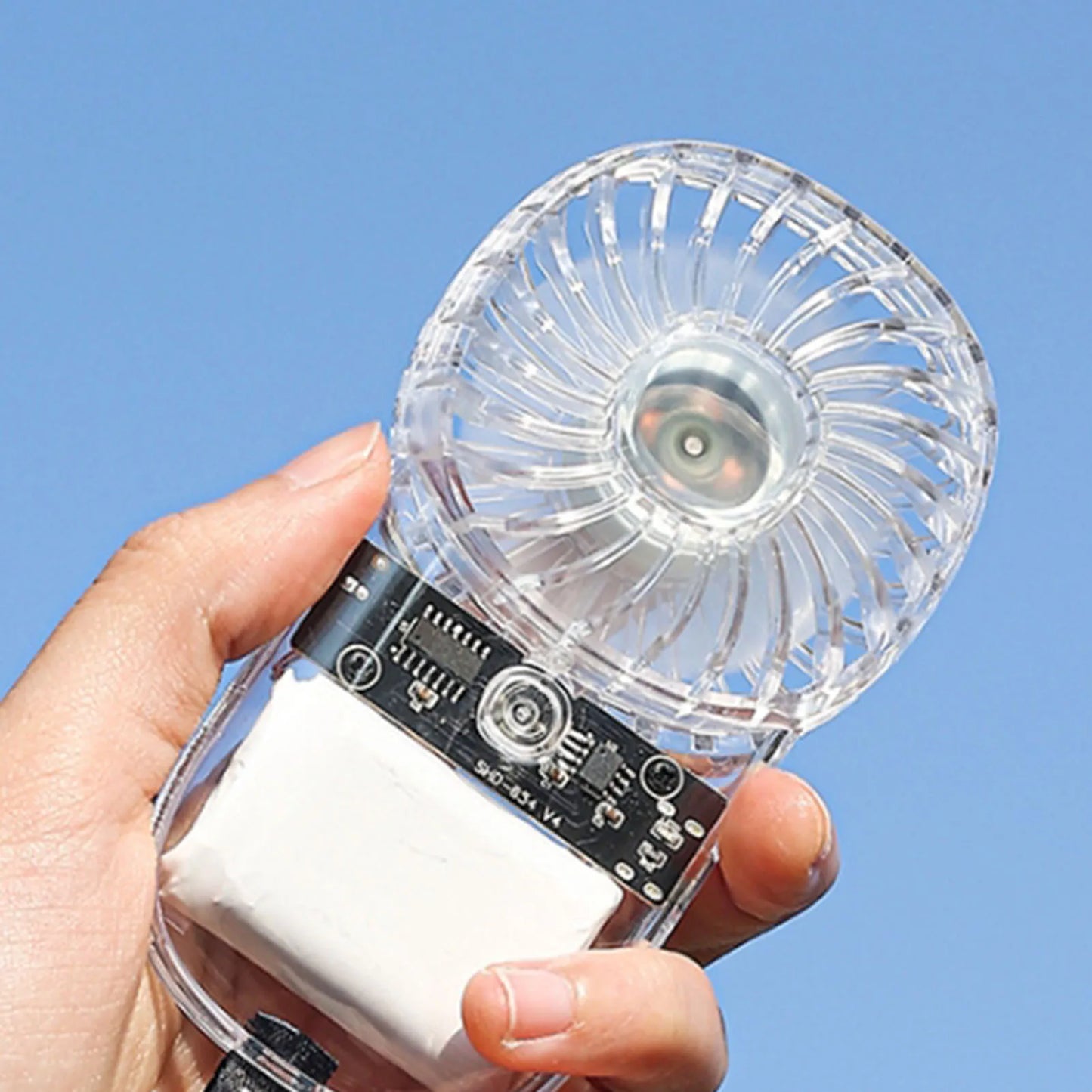 Portable Neck Fan USB Rechargeable Foldable 1200mAh Battery For Walking