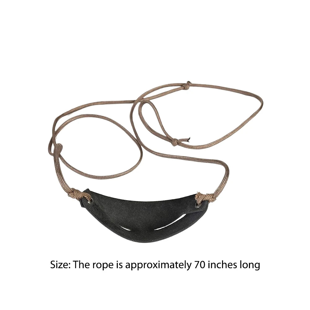 Handmade Leather Shepherd Sling Pouch for Outdoor Slingshot