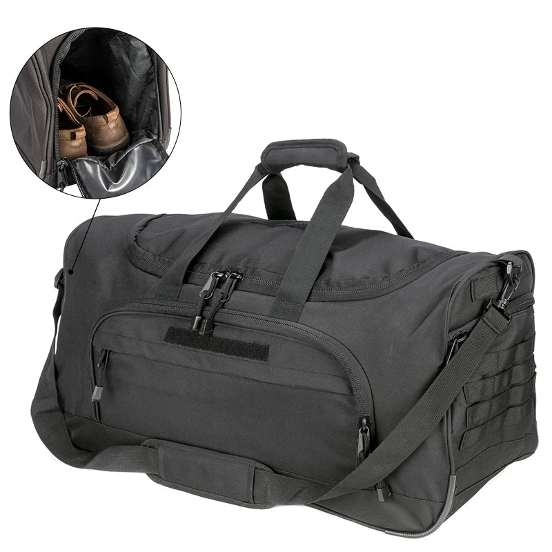 LQARMY Waterproof Gym Bag Tactical Duffle For Travel