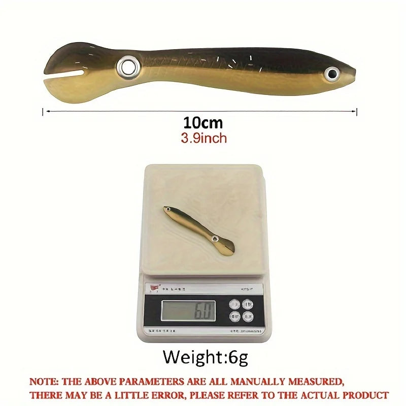 Bionic Soft Bait Lure Kit 5-Piece Sliding Mechanism Realistic