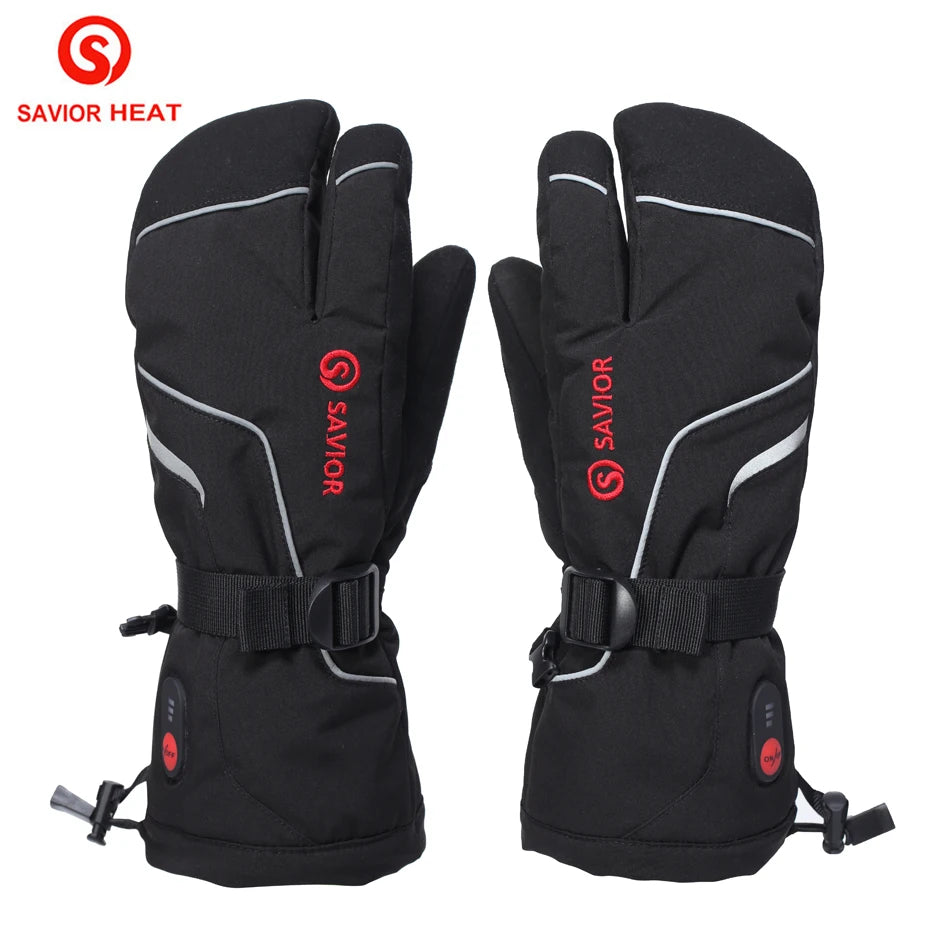 Savior Heat Rechargeable Heated Mittens for Men and Women
