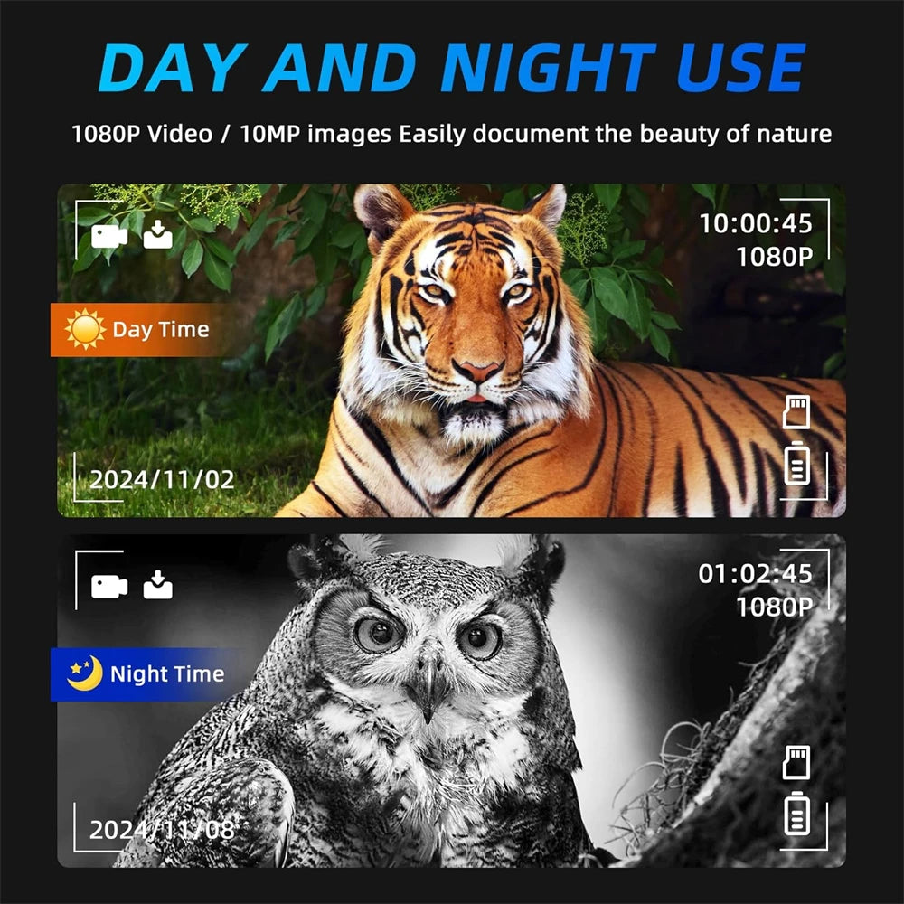 GTMEDIA N4 HD Night Vision Binoculars Infrared Night-Visions Goggles 300M Full Darkness Day/Night Use For Hunting Photos Videos
