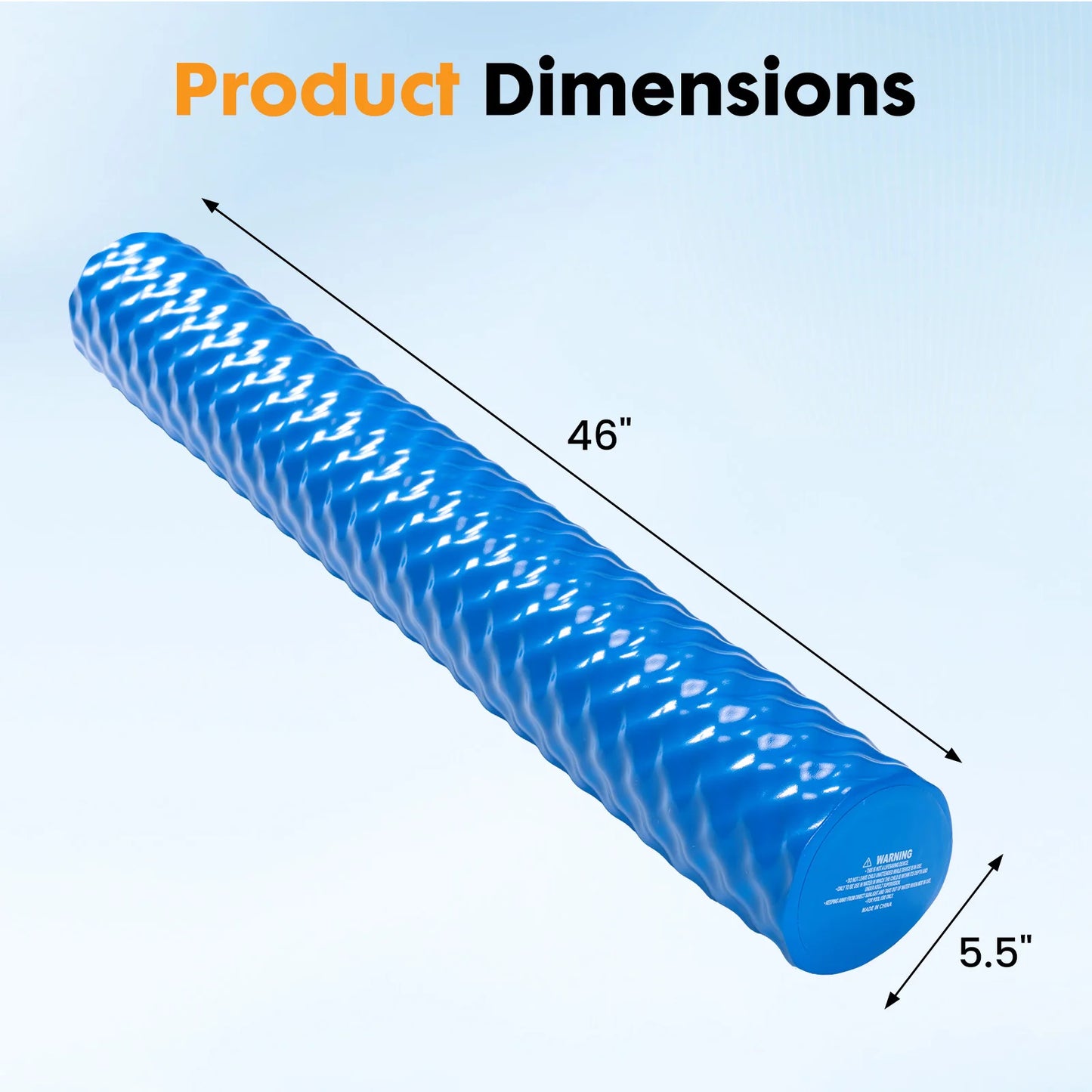 JHK Pool Floating Buoyancy Stick for Swimming and Floating Solid NBR Foam Swim Noodles 3-Layer Vinyl Coated UV Resistant 250lbs Support For Swimming Pool Beach Parties