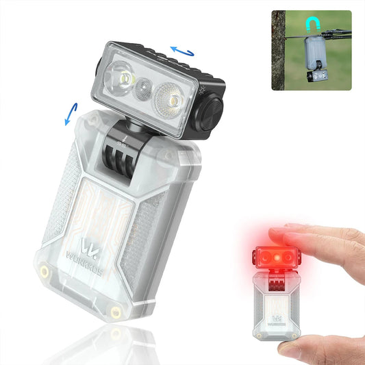 Wurkkos HD04 Mini RGB Flashlight 750 Lumens 180° Horizontal Rotation Fast Shipping from Overseas Warehouse