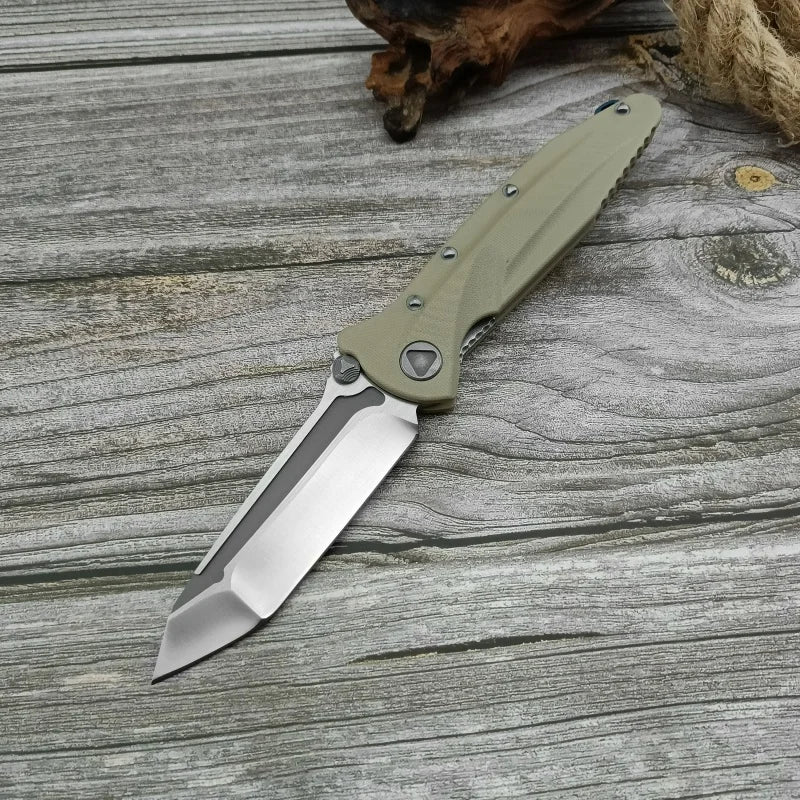 DIY Supplies Folding Pocket Knife With D2 Blade G10 Handle