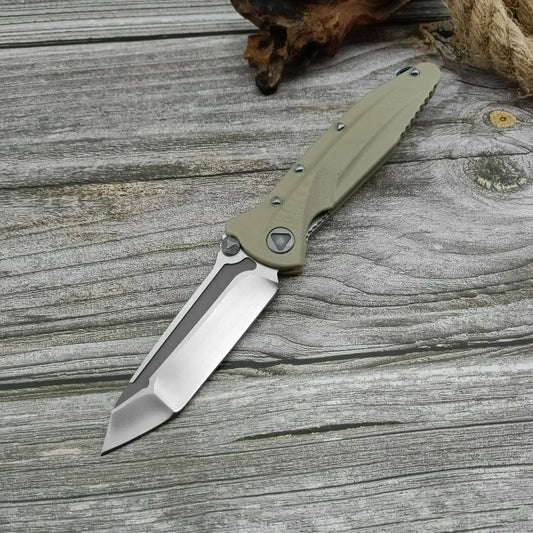 DIY Folding Knife With D2 Steel Blade And G10 Handle