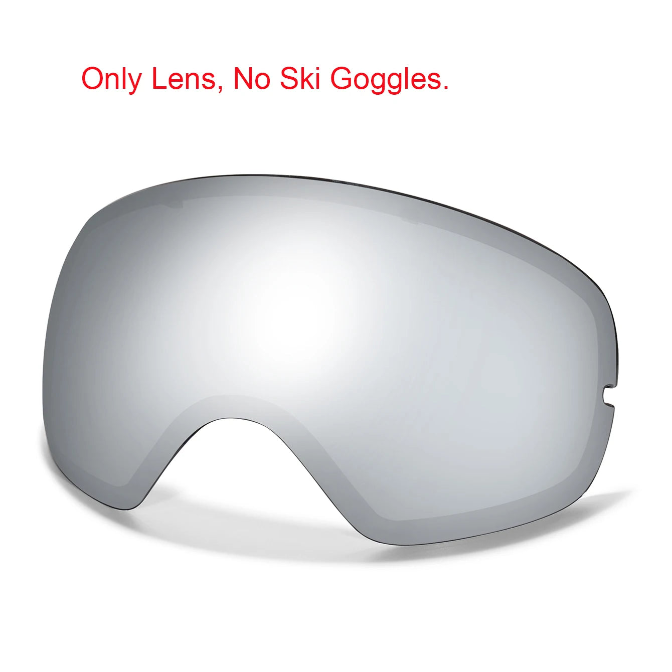 Winter Ski Goggles UV400 Anti Fog Unisex Free Frame Bag