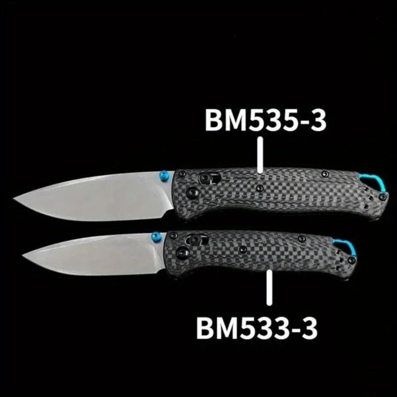 DIY Supplies Axis Lock BM 533 535 Carbon Fiber EDC Folding Knife Outdoor Camping