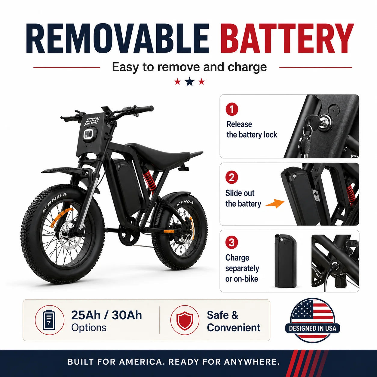 2500W electric dirt bike, 60V power supply, oil brake, shipped from warehouse in the United States e-bike Adult bike electric