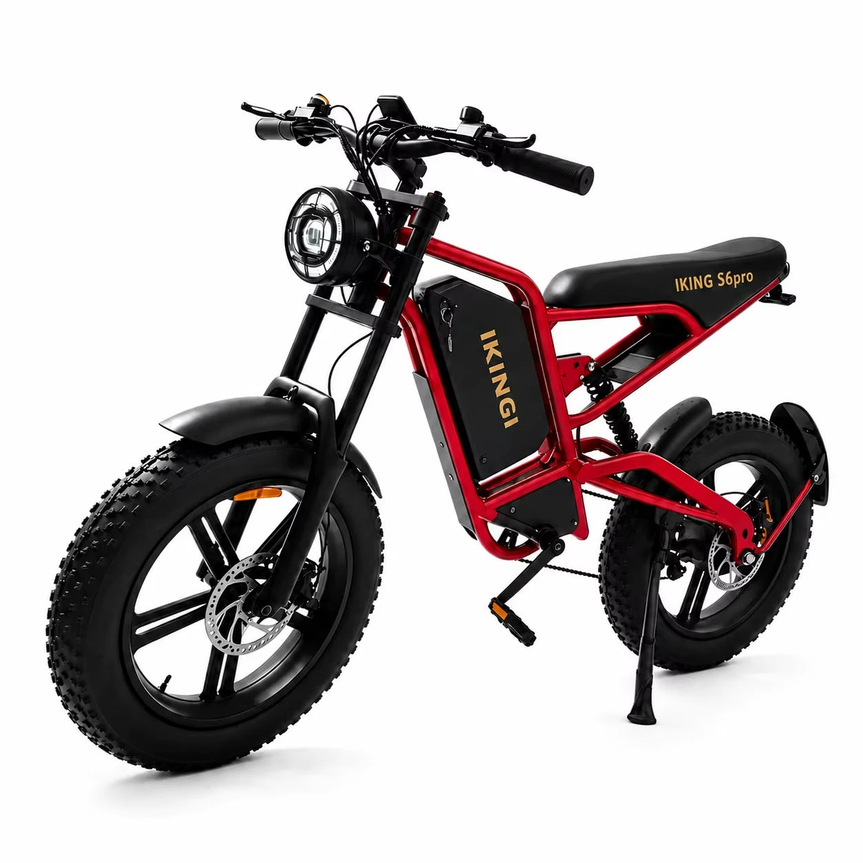 1000W Peak Electric Bike 48V15AH Battery Full Suspension 7 Speed 16*4 Inch Fat Tire All Terrain Off Road E-bike Motorcycle for Adults