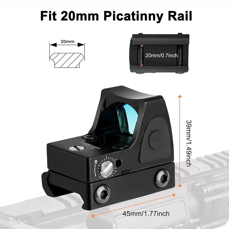 Bestsight Mini MR Red Dot Sight Collimator Reflex Sight