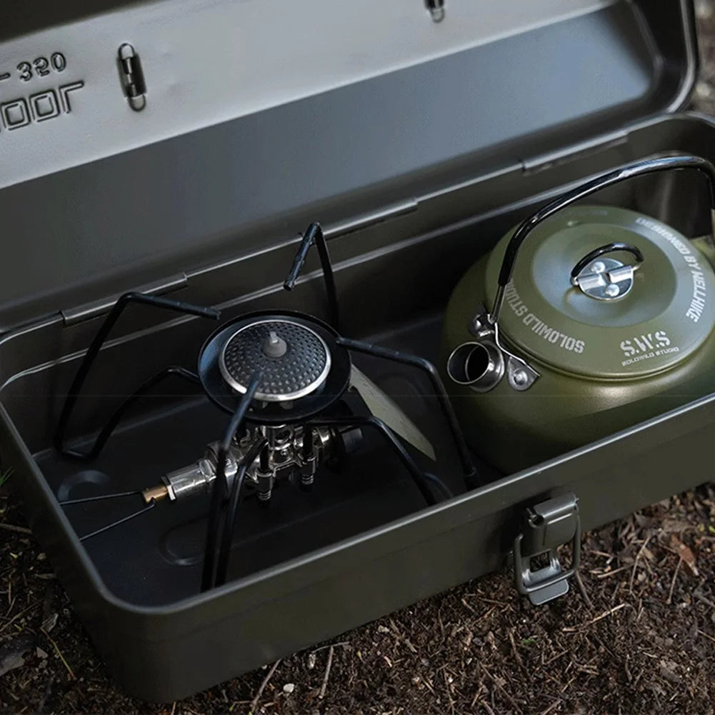 Stainless Steel Ultralight Portable Hiking Kettle For Outdoor Camping