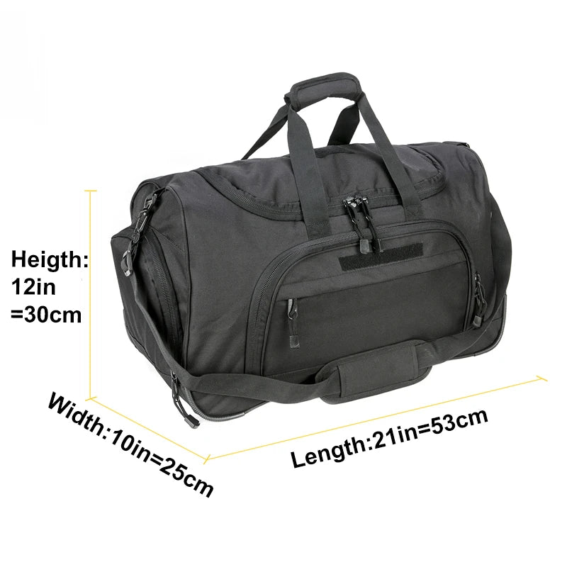 LQARMY Waterproof Gym Bag Tactical Duffle For Travel