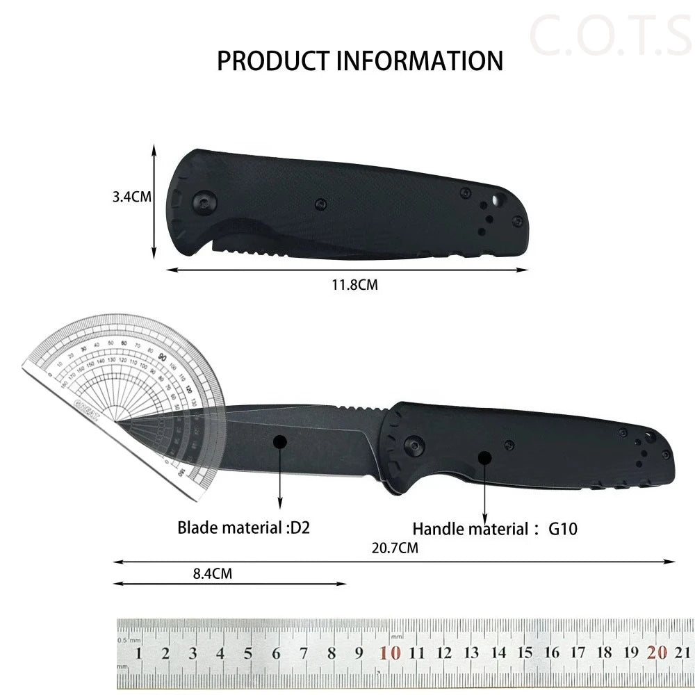 DIY Supplies BM 4300 G10 Folding Knife For Outdoors