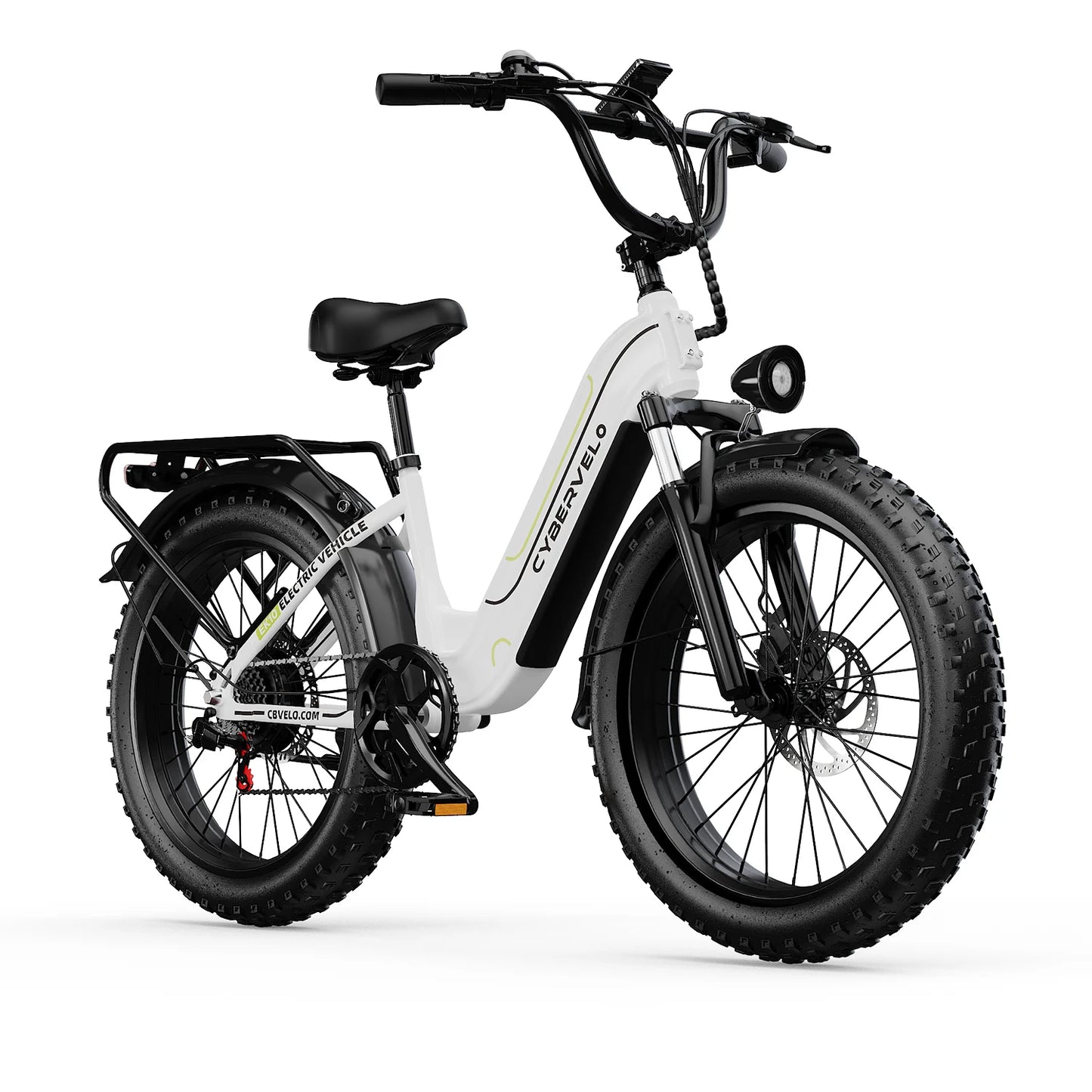 CYBERVELO EK7 Step Through Electric Bike 1000W 48V Battery