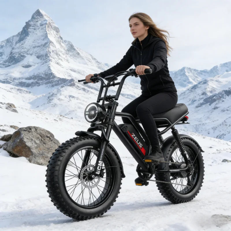 ZEFIORA Wild Beast Electric Bike UL2849 45 Degree Climbing Brake
