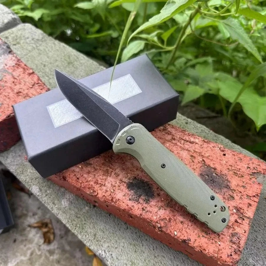 DIY Supplies Outdoor Survival Folding Knife D2 Steel G10 Handle