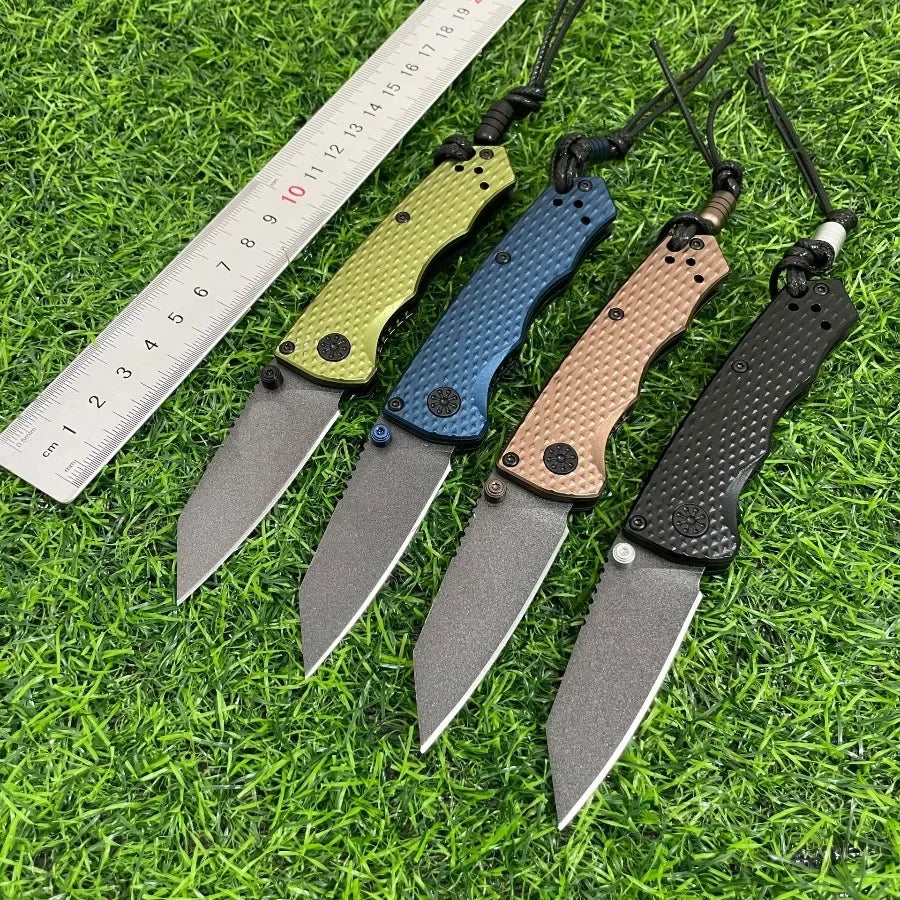 DIY Supplies BM 290 D2 Stainless Folding Knife Nylon Handle