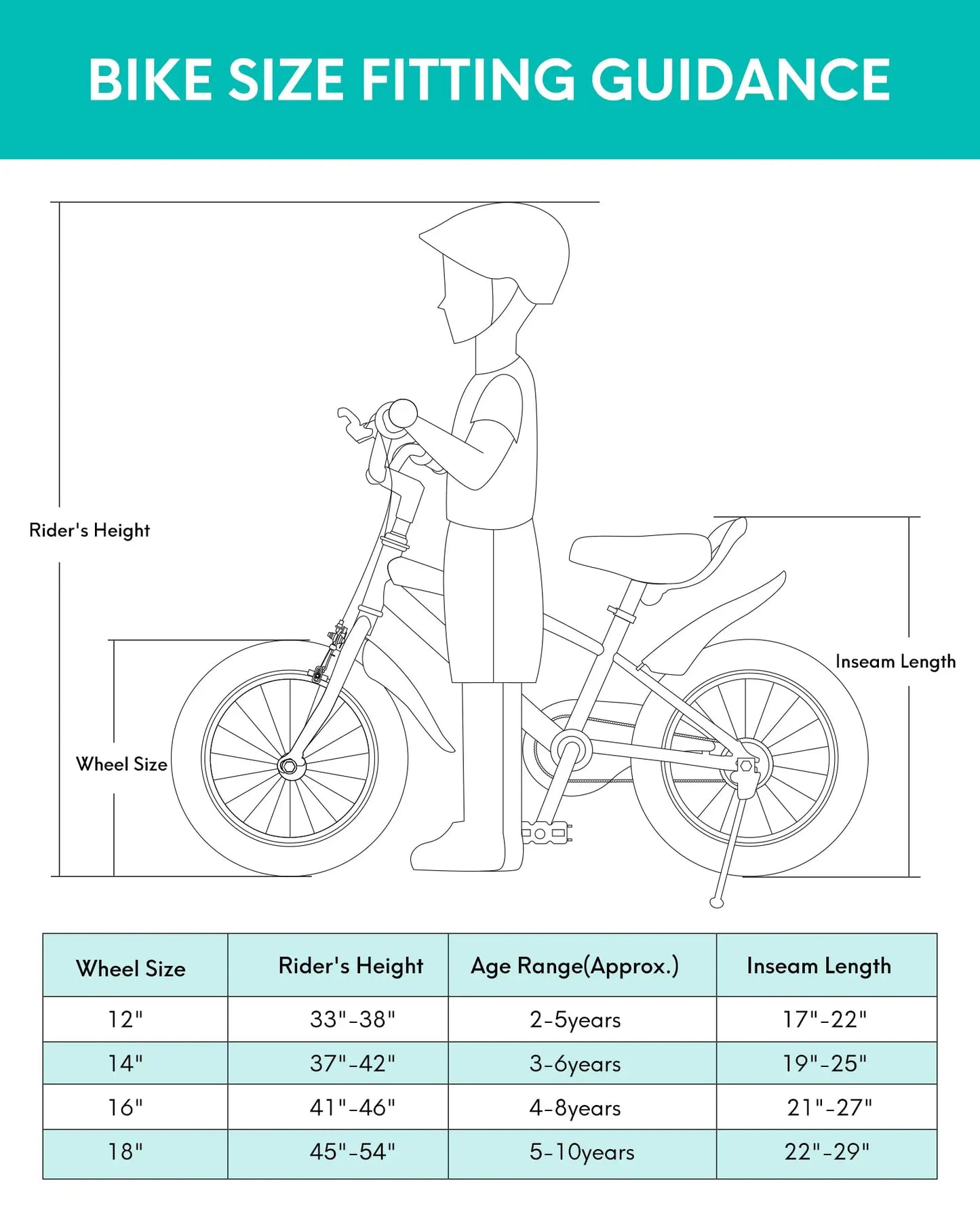 Kids Bike With Training Wheels And Dual Handbrakes