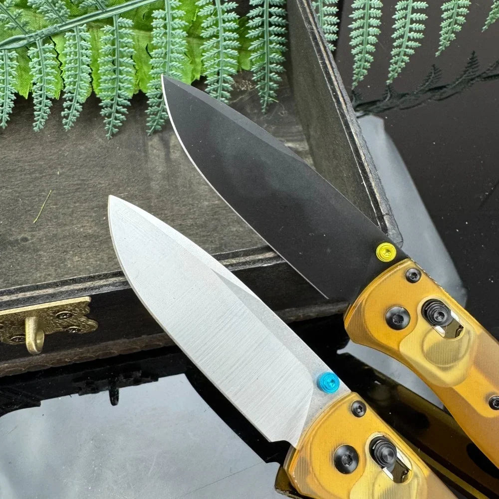 DIY Supplies 535 PEI Handle Folding Camping Knife With D2 Blade