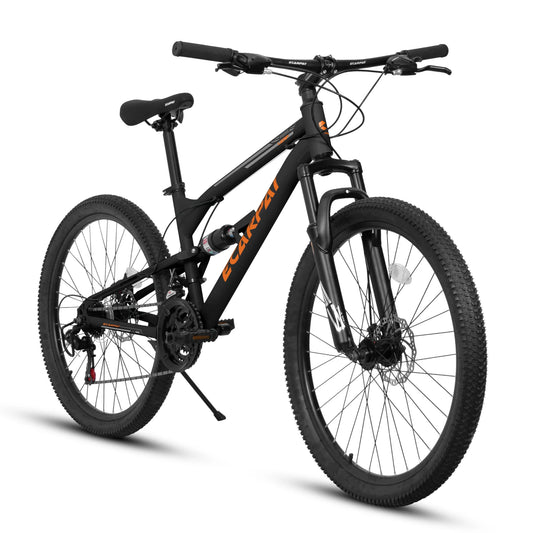 Ecarpat Mountain Bike Dual Full Suspension 21-Speed Disc Brakes