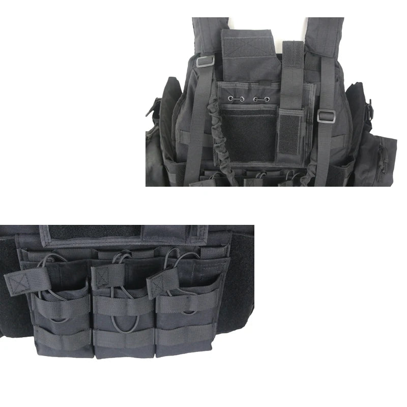 NONECN 1000D Tactical Vest Sniper Chest Rig Airsoft
