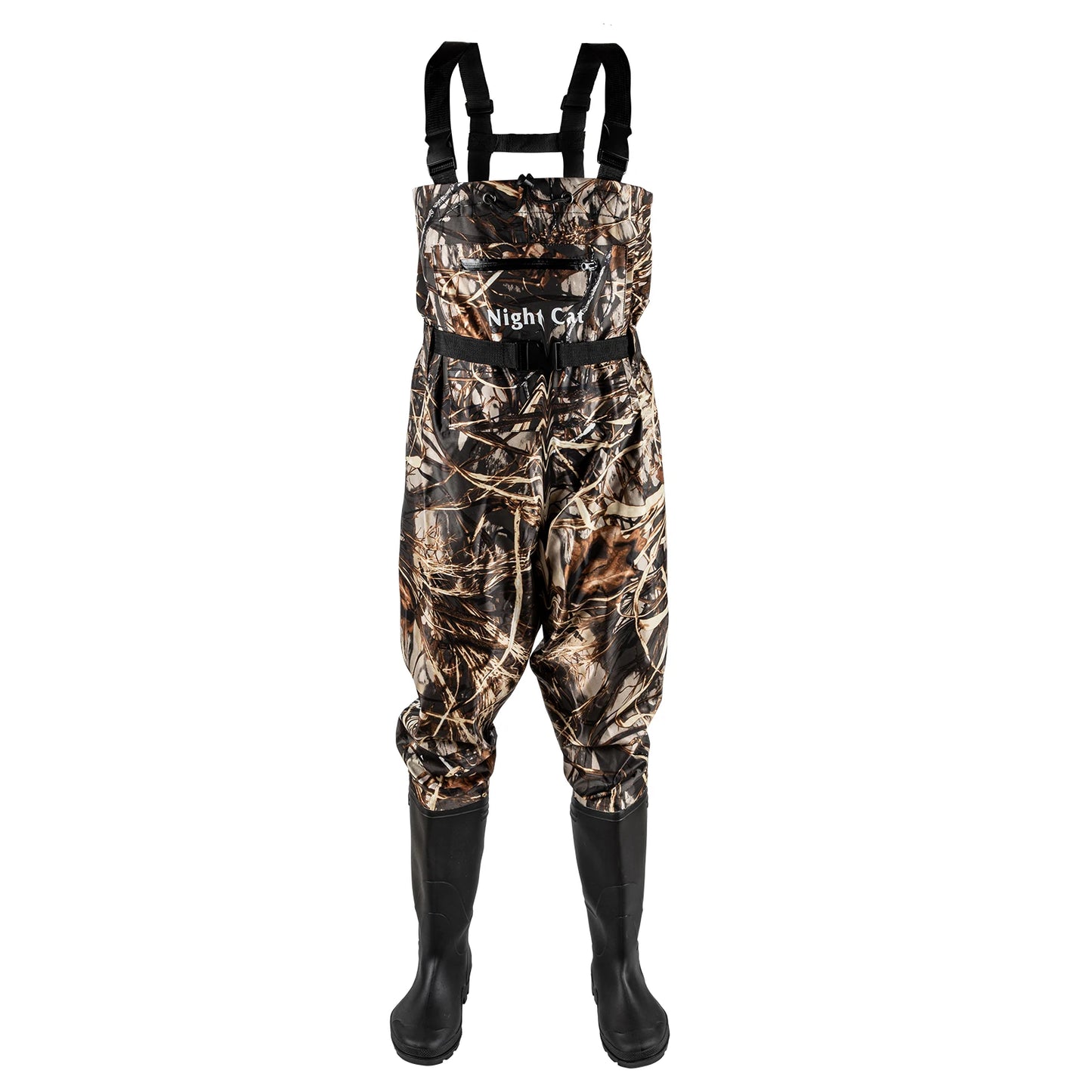 Night Cat Fishing Waders for Men Women Waterproof Hunting Chest Wader with Bootfoot Belt Breathable Lightweight Size 6.5-13