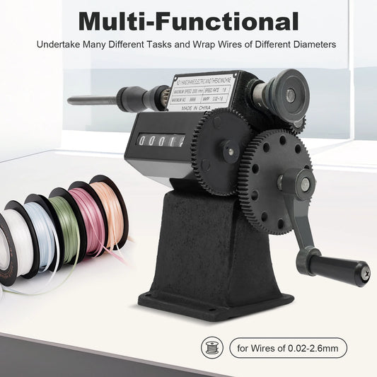 Fishing Line Spooler With Counting Machine
