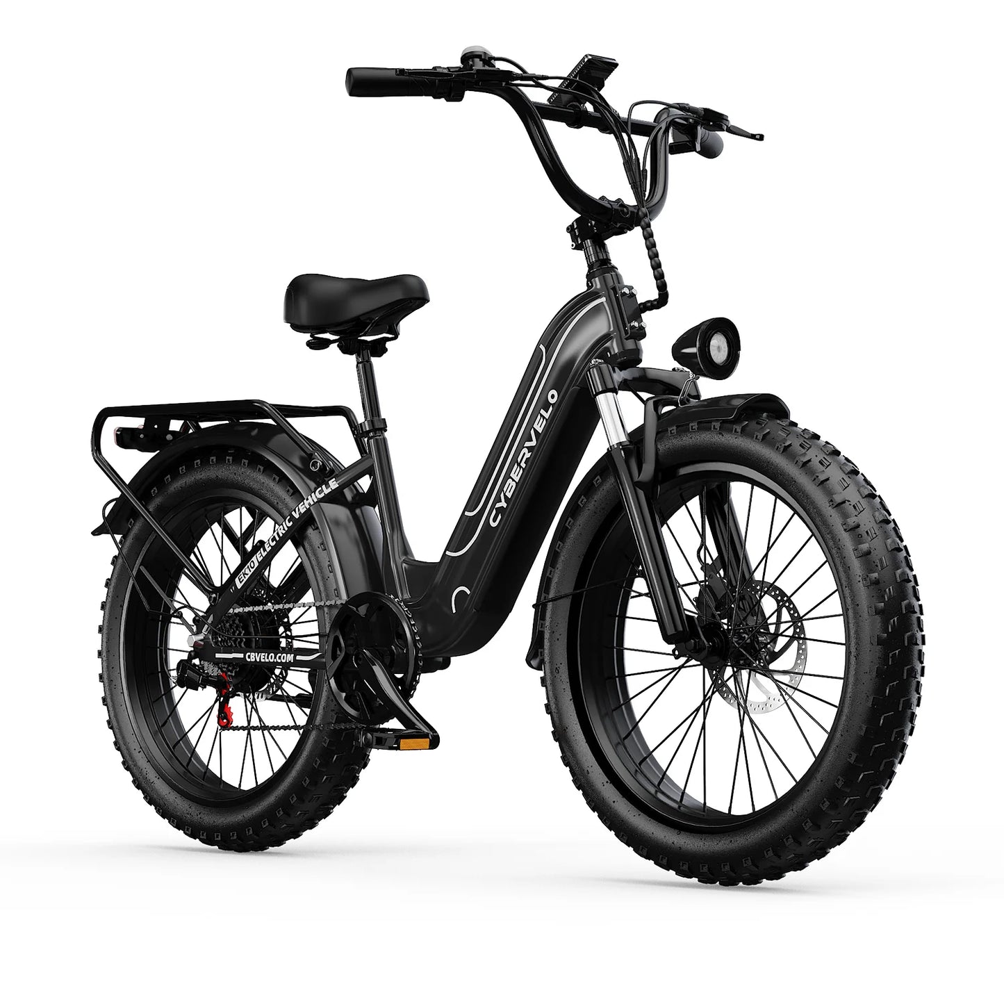 CYBERVELO EK7 Step Through Electric Bike 1000W 48V Battery