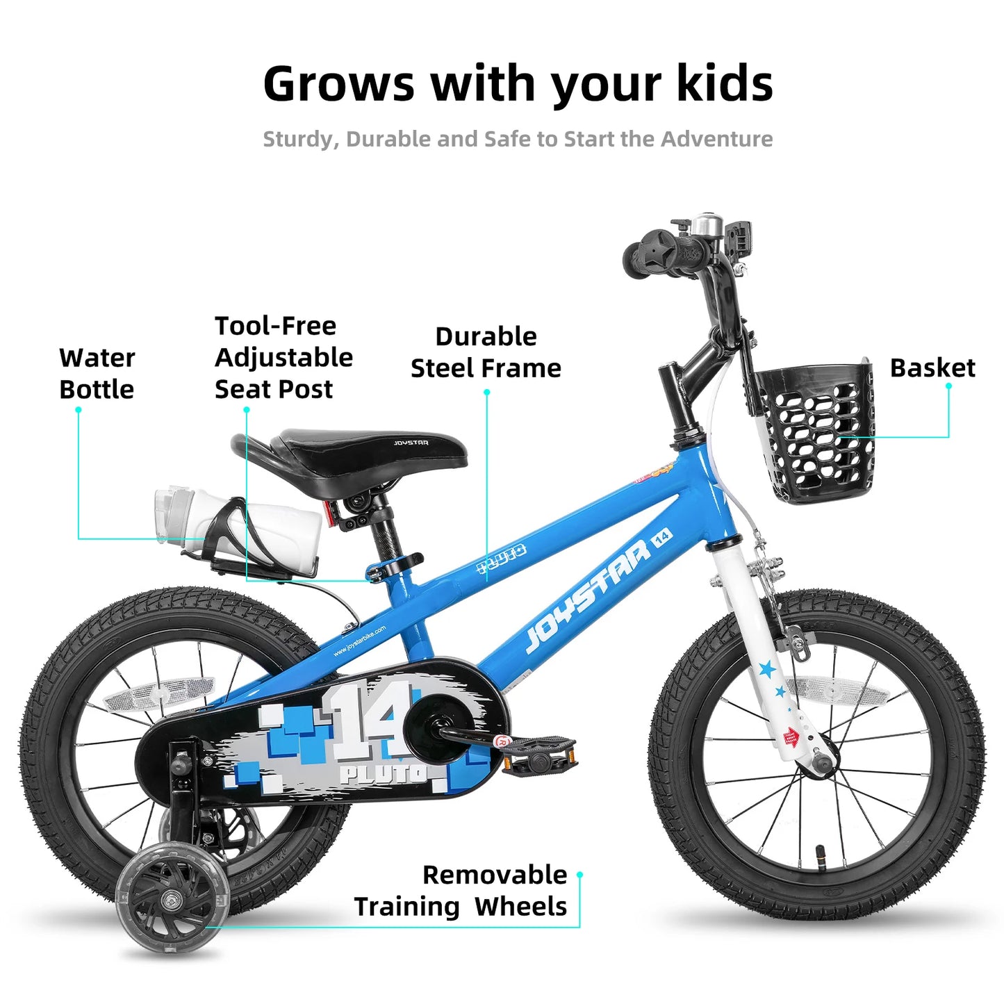 JOYSTAR Children's Bicycle With Training Wheels