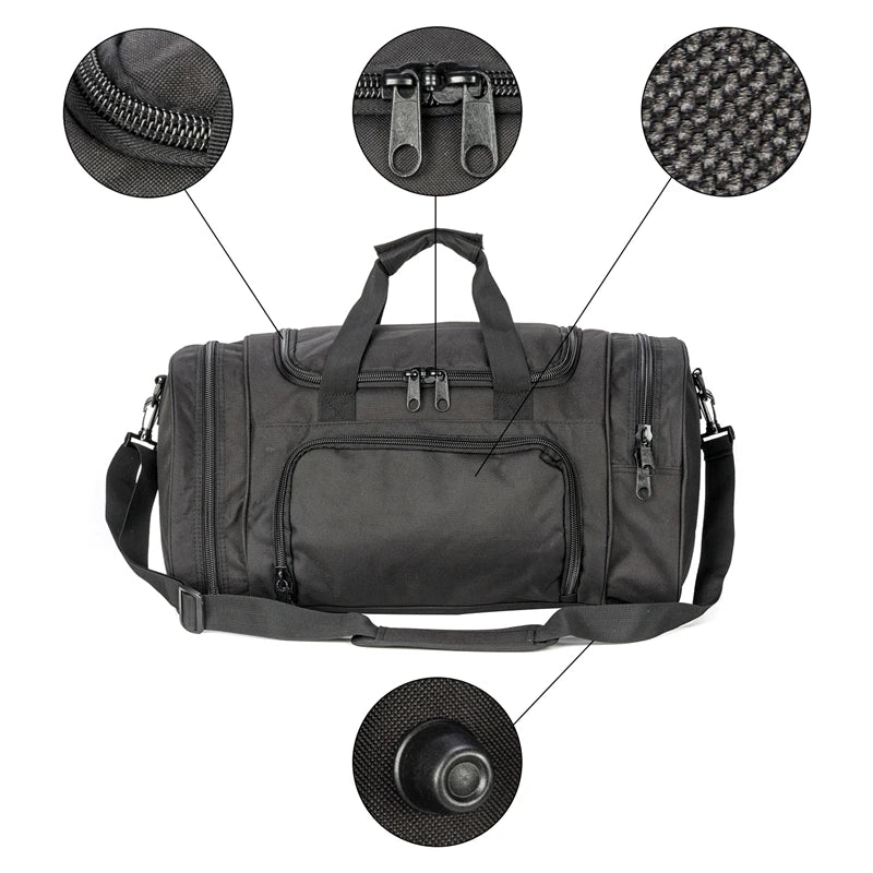 LQARMY Military Tactical Travel Bag For Men Outdoor Sports