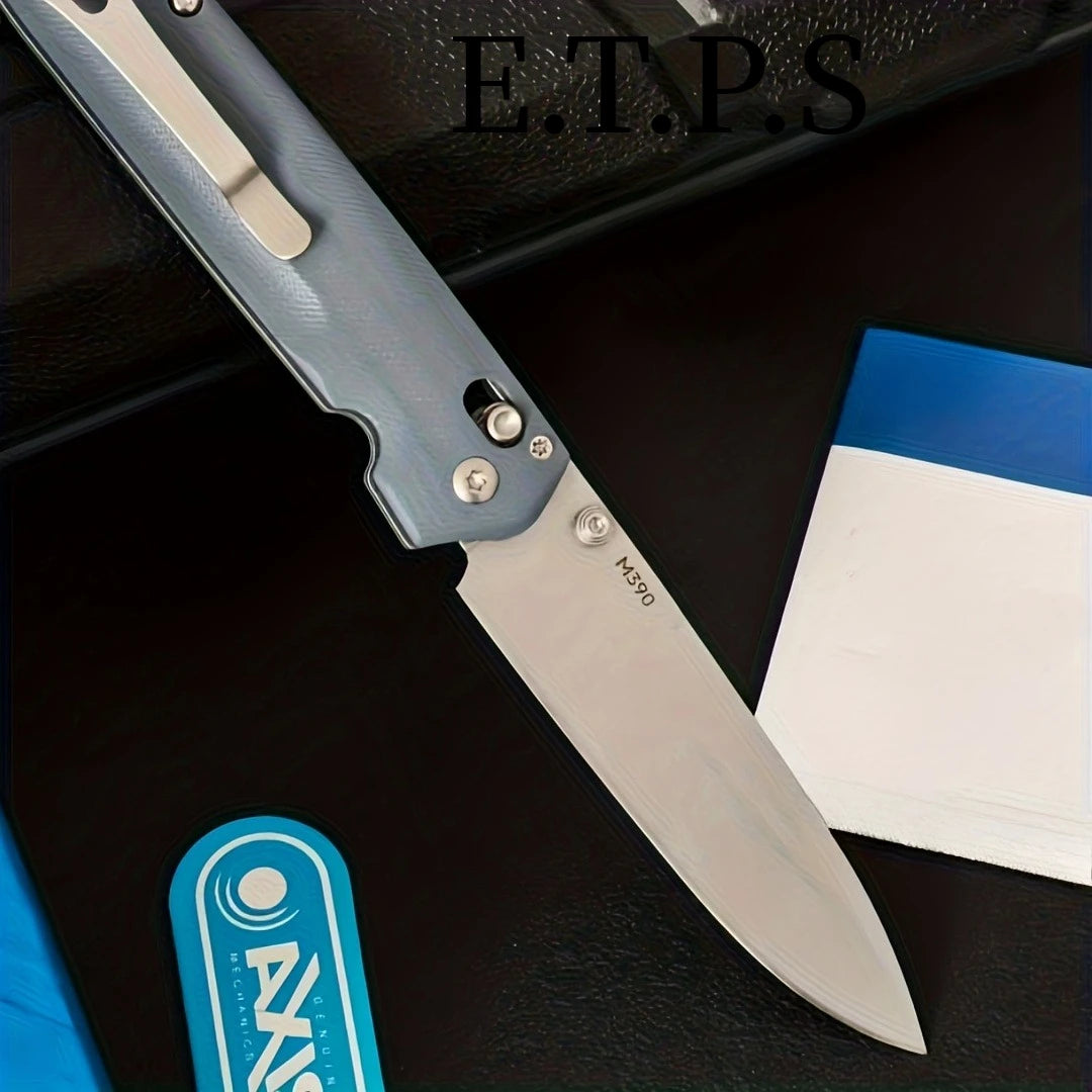DIY Supplies Quick-Open Folding Knife With G10 Handle Self-Locking