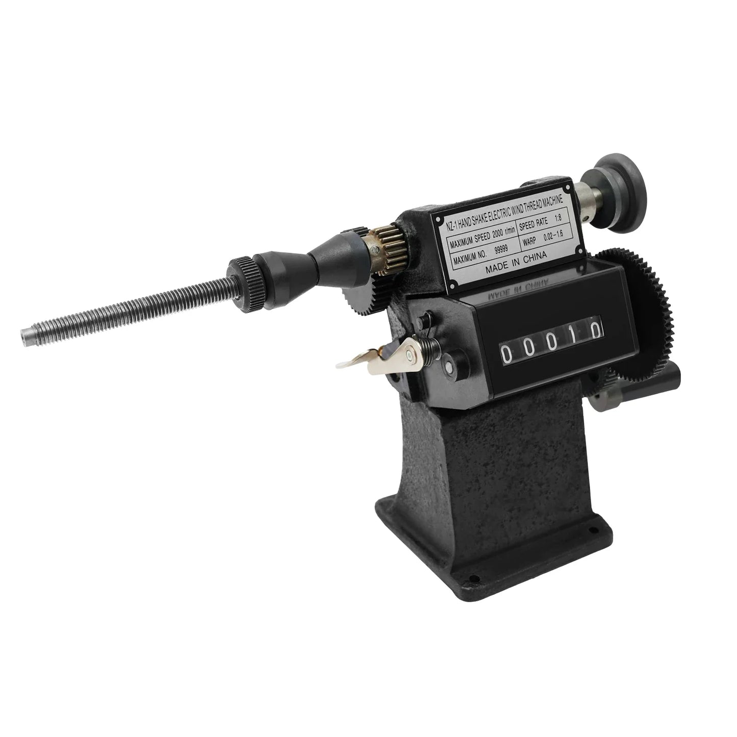 Fishing Line Spooler With Counting Machine