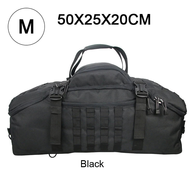 Molle Tactical Duffle Bag for Camping and Travel Gear