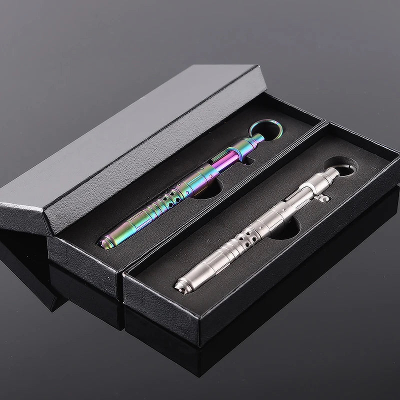Titanium TC4 Bolt Tactical Pen Glass Breaker Self-Defense EDC Tool