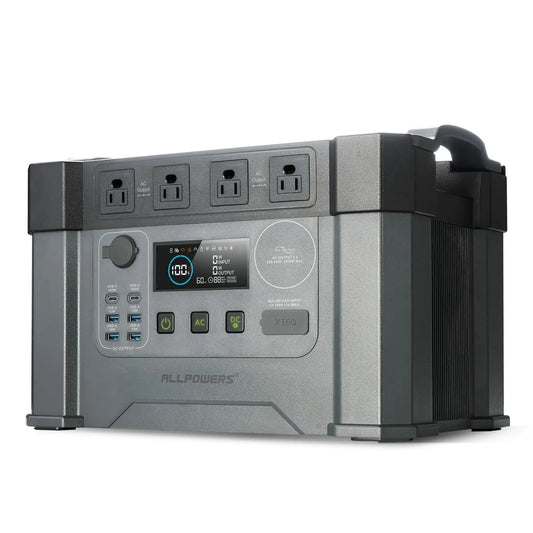 ALLPOWERS S2000 PRO 2400W / 700W / 300W / 200W Portable Power Station Solar Generator Emergency Power Supply for Iphone Camping