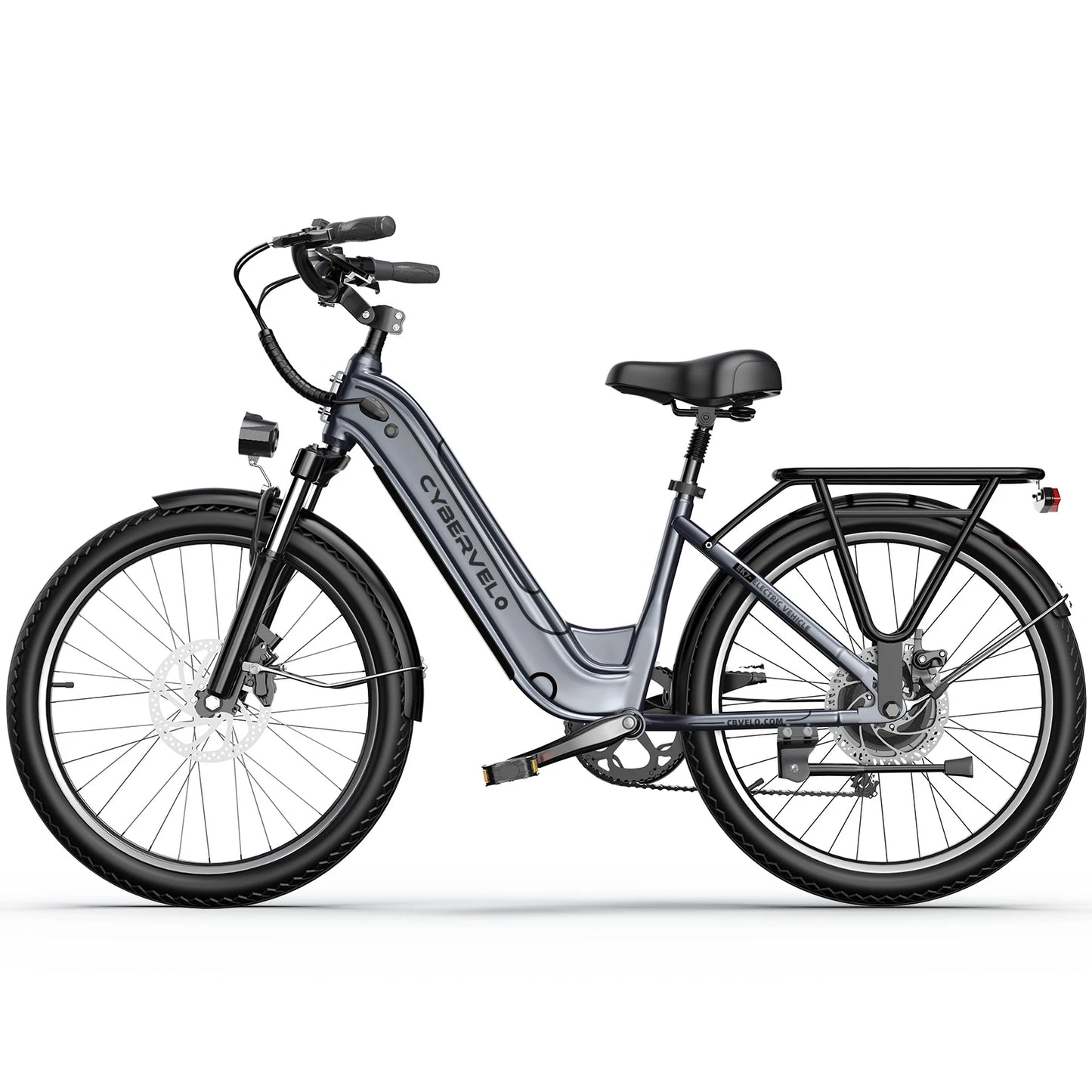 CYBERVELO EK7 Step Through Electric Bike 1000W 48V Battery
