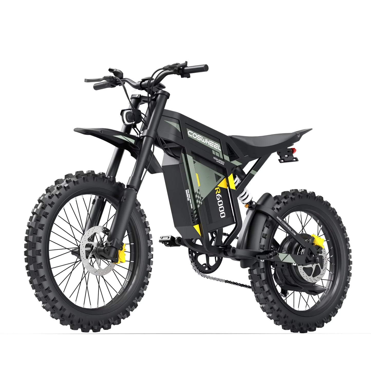 COSWHEEL R6000 Adults Electric Bike 7000W  Brushless Gearless Motors 60V30AH Lithium Battery Speed 88Kmh Adult Off Road Ebike
