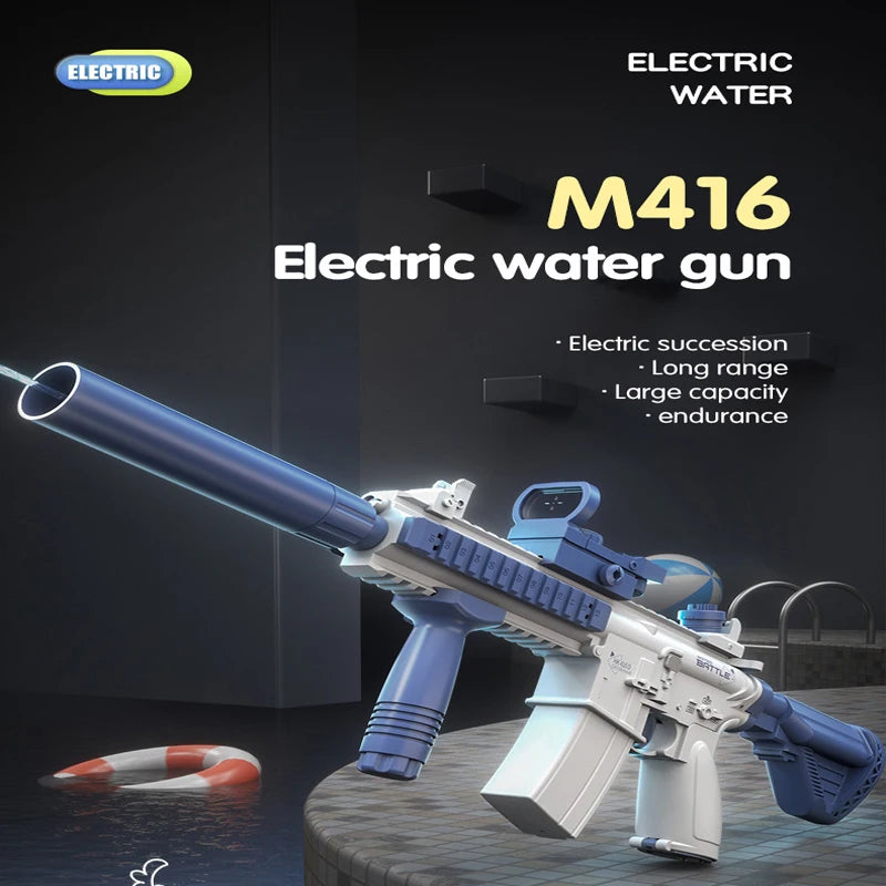 Conusea M416 Electric Water Gun Pistol For Outdoor Play
