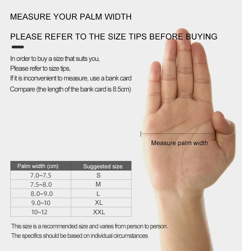 ROCKBROSCN Winter Thermal Waterproof Gloves For Men Women
