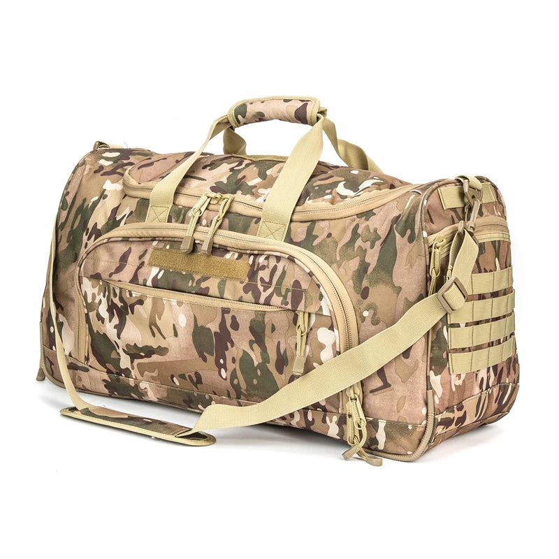 LQARMY Waterproof Gym Bag Tactical Duffle For Travel
